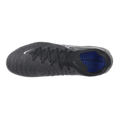 top view of the Nike Phantom GX 2 Elite FG "Shadow" Pack in an all-black colorway