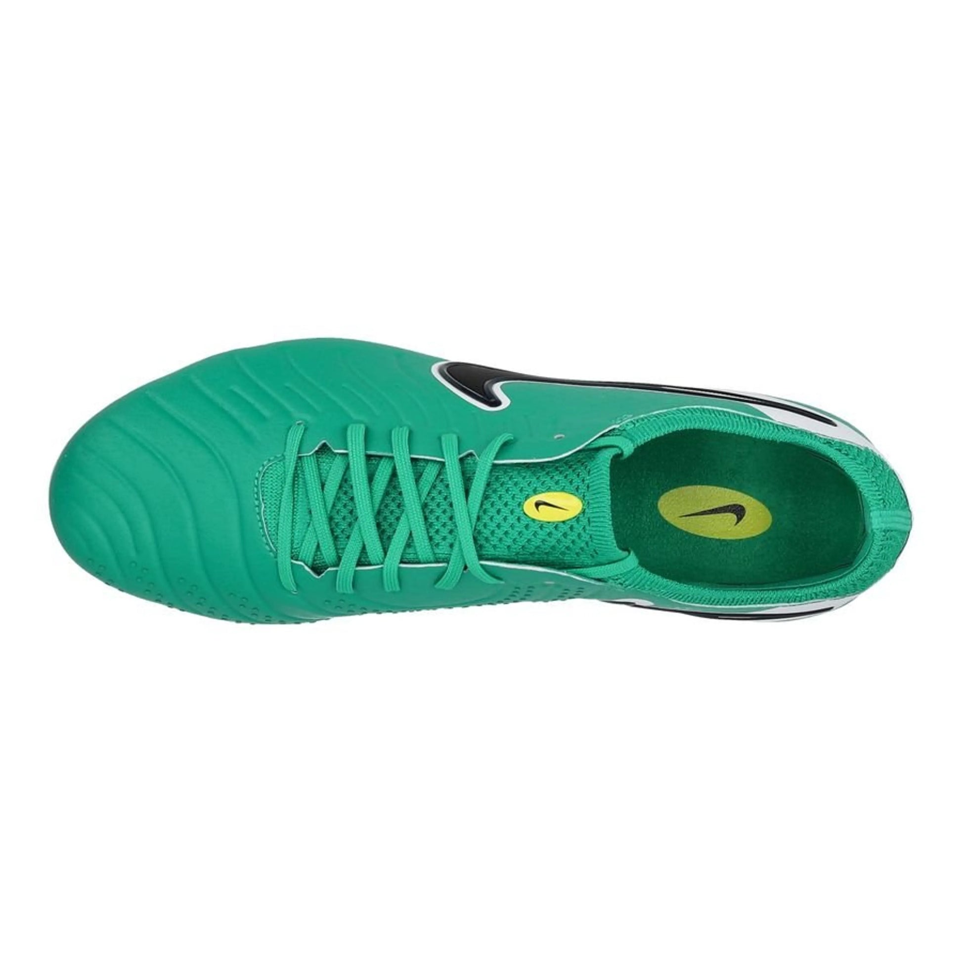 top view of the Nike Tiempo Legend 10 Elite SG-PRO in Green from the exclusive Fear Nothing Pack