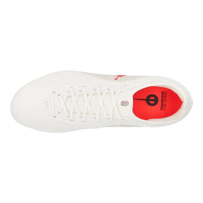 top view of the Nike Tiempo Maestro Elite FG "Infra-red X Jordan" Sail