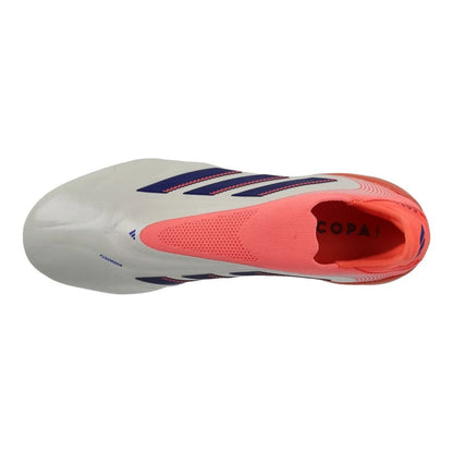 top view of the adidas Copa Pure Elite III Laceless SG from the Coral Blaze Pack