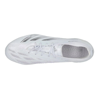 top view of the adidas Predator Elite FG Pearlized pack in a clean White finish.